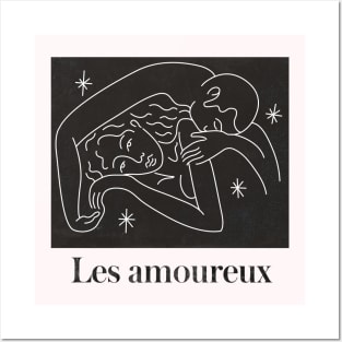 the lovers - Les amoureux Posters and Art